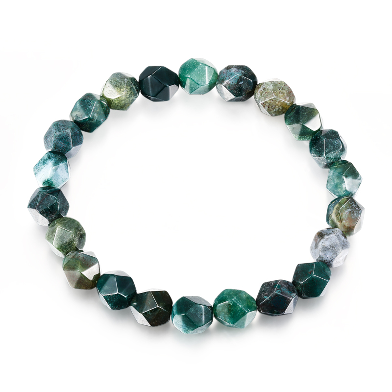 梦金园黄金转运珠diy串珠黑曜岩男士手链个性珠串情侣手链生日礼物多