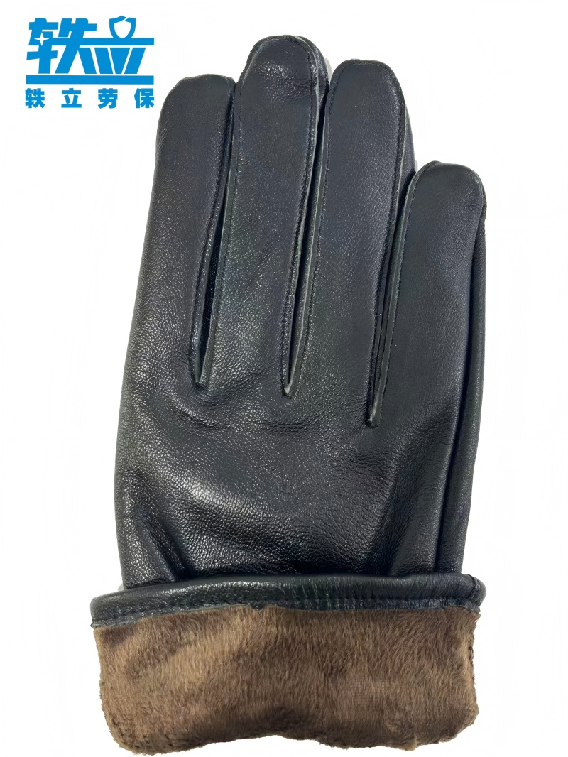 轶立 防寒羊皮手套 均码/副高清大图