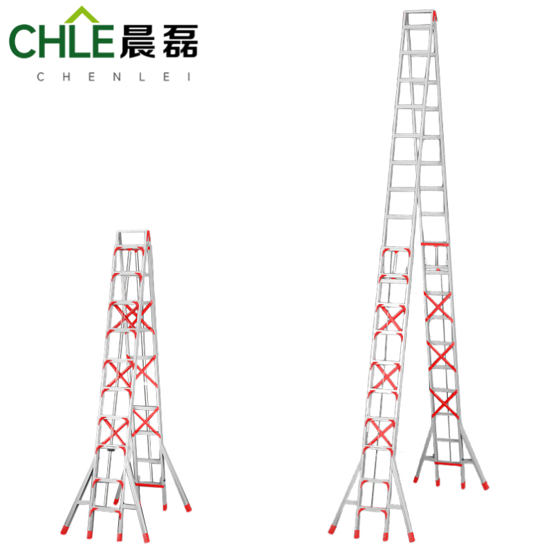 晨磊伸缩人字梯十步/个高清大图