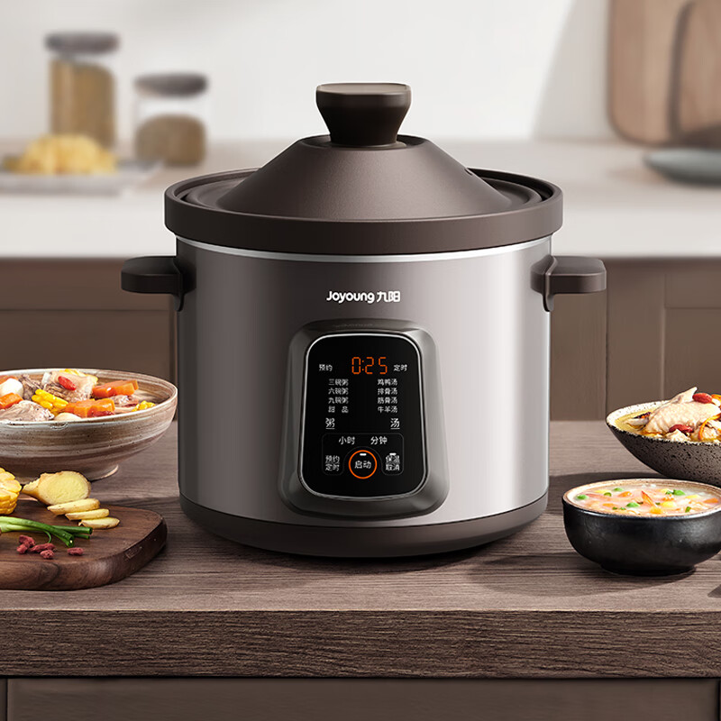 九阳多功能电炖锅JYF-70M智能预约24小时超长保温陶瓷内胆健康养生慢炖不粘