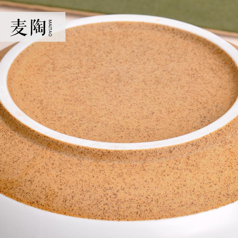 美帮汇手绘陶瓷功夫茶具茶洗 大号杯洗茶具洗零配茶洗
