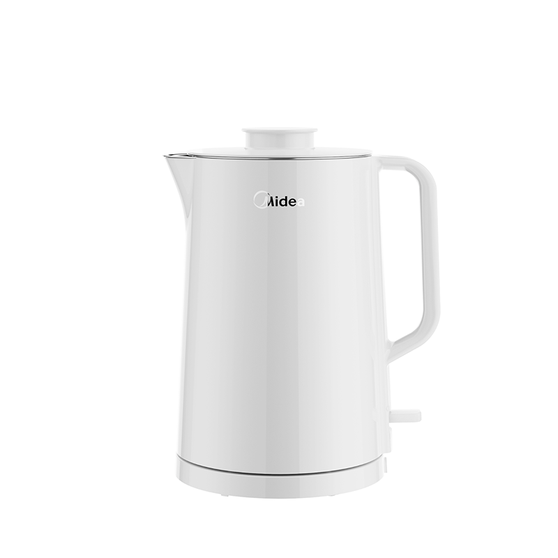 美的(Midea)电热水壶家用大容量烧水壶热水壶双层防烫电水壶304不锈钢内胆 MK-SHM1568