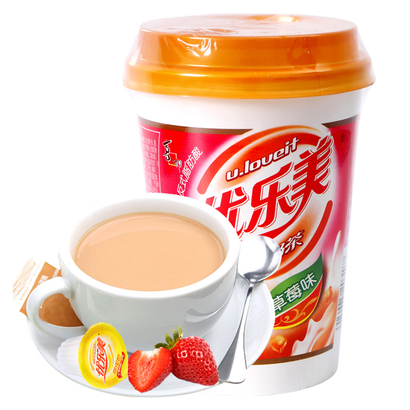 喜之郎优乐美奶茶(草莓味)