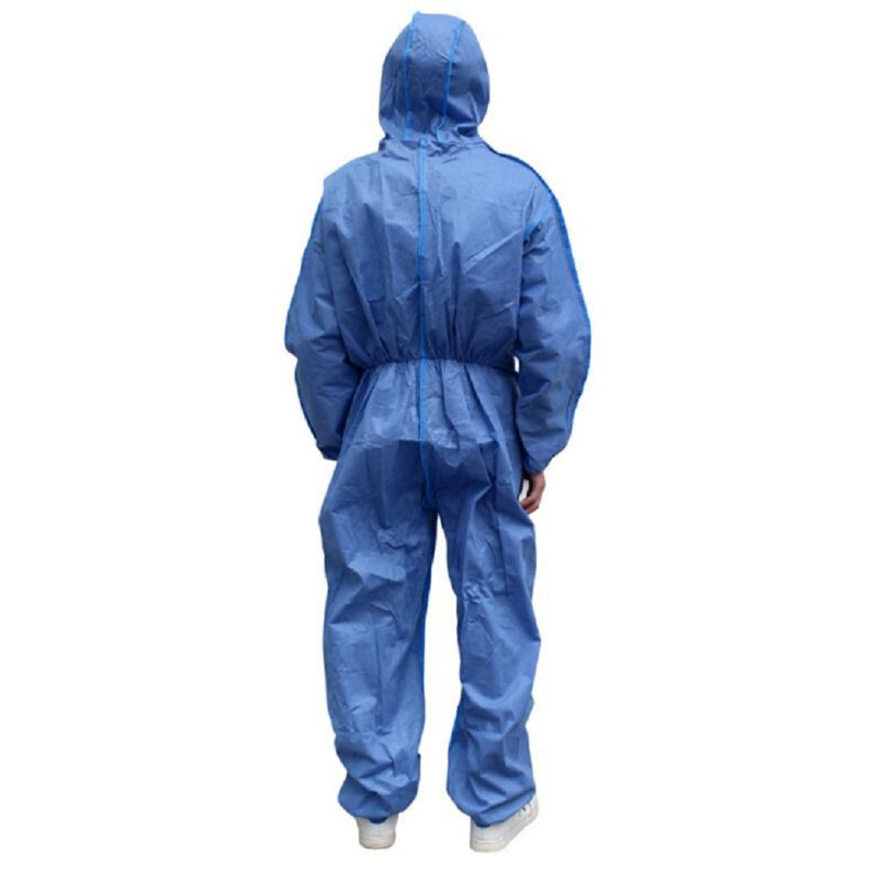 霍尼韦尔honeywell76系列连体防尘服防护套装腰部手腕脚踝橡筋收蓝色