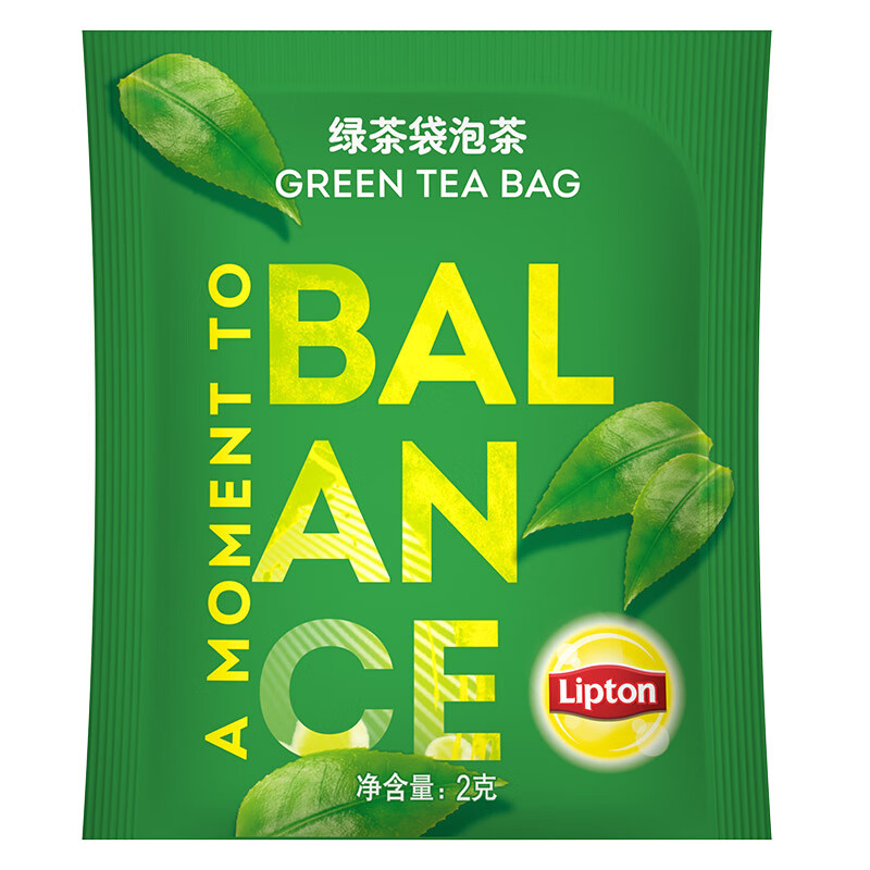 立顿茶包(绿茶)2g*80包高清大图
