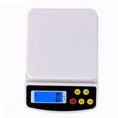 5kg/1g 电池款*无不锈钢盘(不带碗) 电子秤厨房秤精准家用烘焙食物称小型克称充电式克数称重5公斤0.1