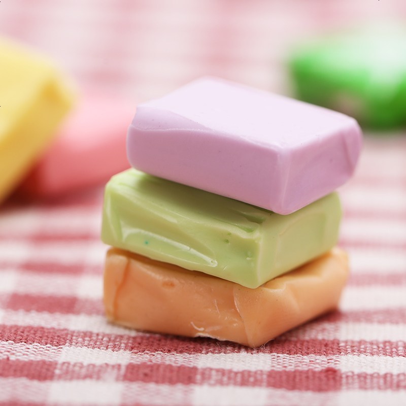 华佳威方块瑞士糖糖果散装批发混合水果味结婚喜糖网红食 500克(约120颗)
