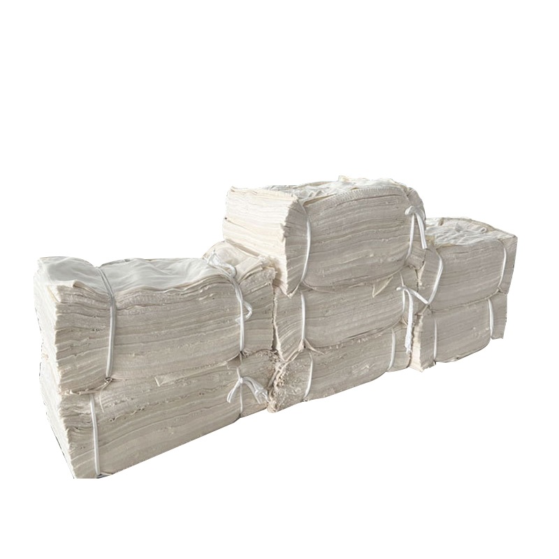 捷犀 擦机布 白色 40*60cm 25kg/件高清大图