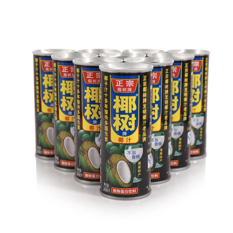 椰树椰汁 海南特产 植物蛋白饮料 罐装箱装245ml*24