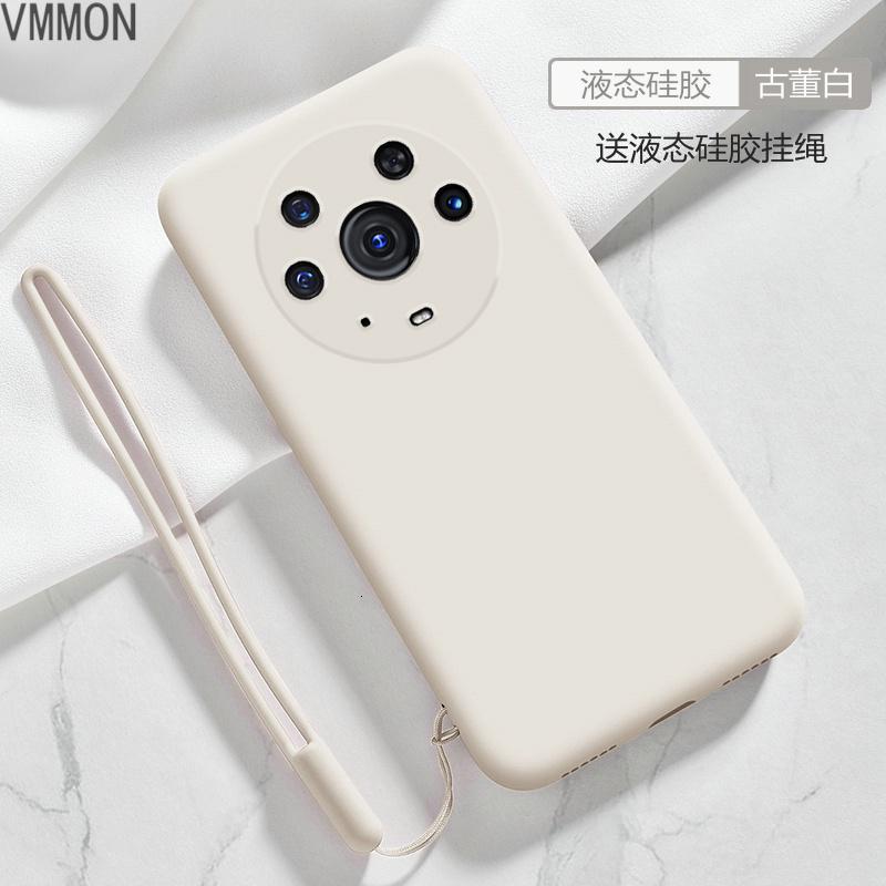 VMONN华为荣耀magic3至臻版手机壳mgaic3液态硅胶5G保护套ELZ一AN20镜_919_117_593 荣耀Mgiac3至臻版【古董白】亲肤液态硅胶★送全屏软膜+同