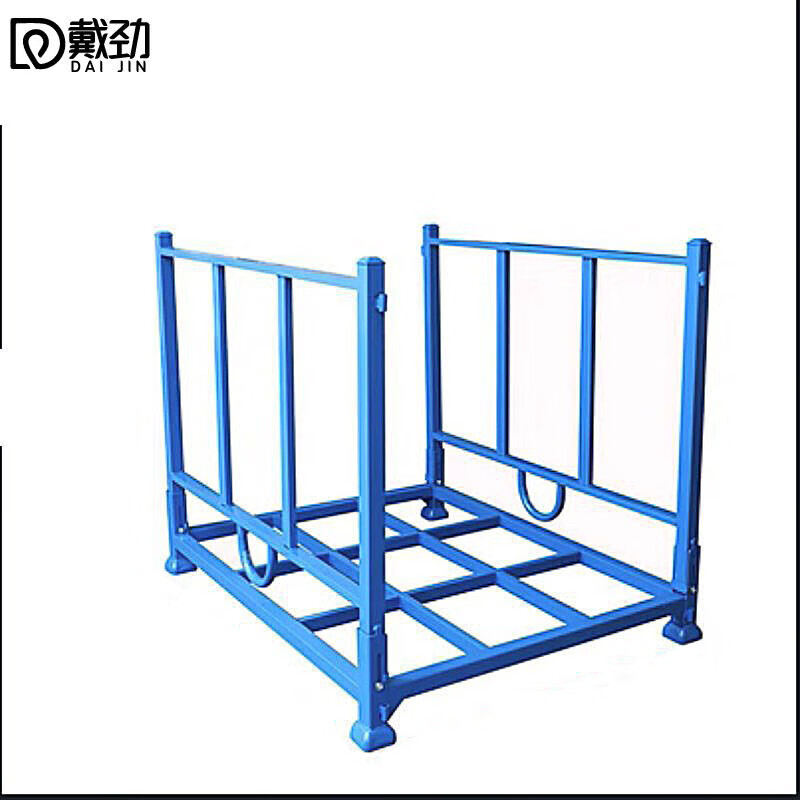 戴劲戴劲仓库插管堆垛架巧固架堆叠冷库货架高架码垛架布料架折叠款折叠款无底板1000*1200*1000mm高清大图