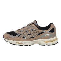亚瑟士(ASICS)男士跑鞋透气减震舒适户外运动训练鞋黑灰拼色休闲
