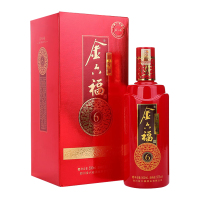 金六福 百年福6 50度 500ml*6 箱装白酒 高度白酒