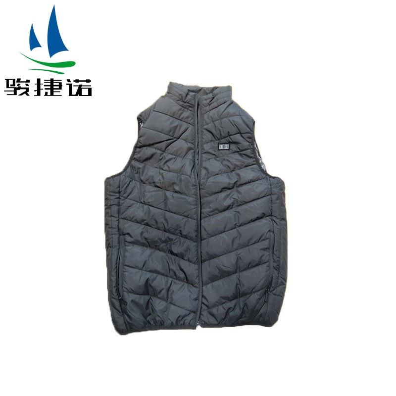 骏捷诺 加热棉服马甲 黑色加热S-6XL/件高清大图