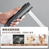 SEREN HOME 赛恩卫浴淋浴花洒套装卫生间满天星大顶喷置物含喷枪淋浴器洗澡龙头