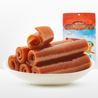 来伊份果丹皮小时候山楂卷老式125g零食山楂片新鲜散装来一份