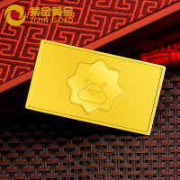 紫金黄金(ZiJin)苏格拉宁联名投资金条支持回购10g足金Au9999苏宁金条薄片金砖投资收藏系列