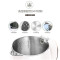 美的(Midea) 304不锈钢电热水壶 1.5L家用双层防烫烧水壶 浅粉色 H415E2J