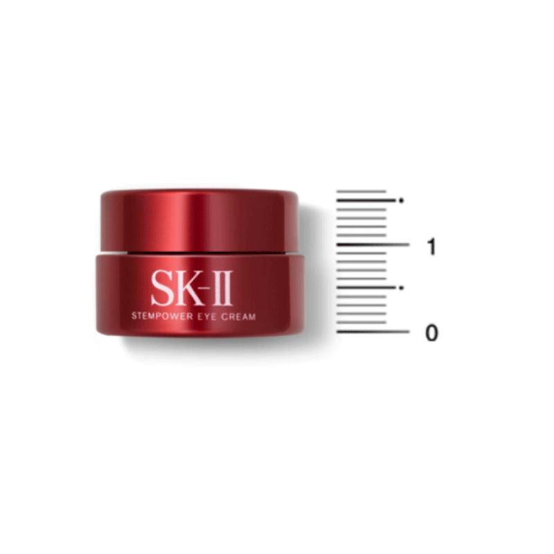 SK-II微肌因修护焕采眼霜 2.5g 中小样 小红瓶眼霜 淡化黑眼圈 改善眼袋 舒缓修护