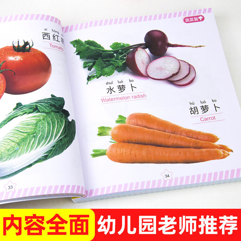 认物大全+拼音+识字 [正版]儿童早教启蒙书认物大全儿童绘本婴幼儿启蒙认知早教书0到3岁2岁宝宝益智书籍一岁半宝宝看的书高清大图