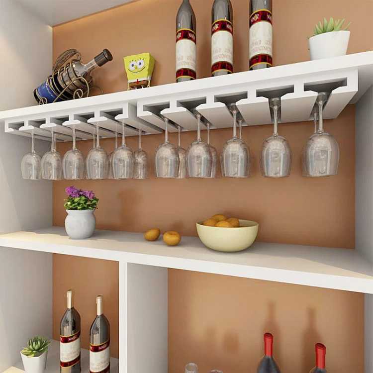 红酒杯架倒挂实木