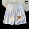 Claw money夏季帅气宽松短裤男港风休闲运动五分裤学生中裤沙滩裤