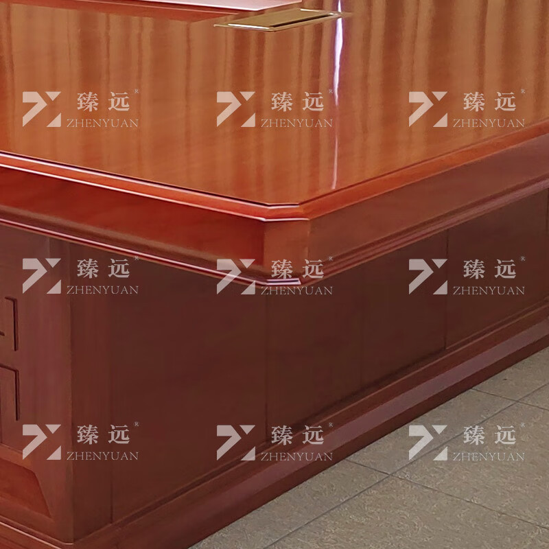 臻远ZY051345办公家具会议桌接待洽谈桌大型会议台桌 12米
