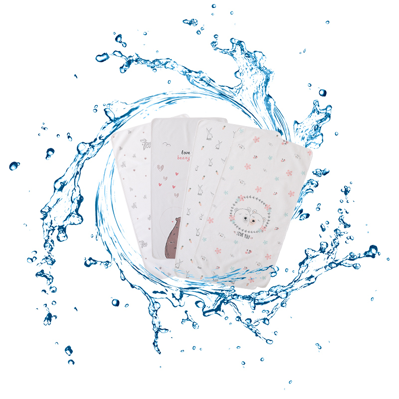 霖贝儿(Linbebe)透气防水隔尿垫可机洗可水洗尿垫狗灰萌