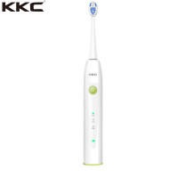 KKC电动牙刷 KQ-S520WG 成人充电式牙刷 超声波震动 软毛美白牙刷 香草绿