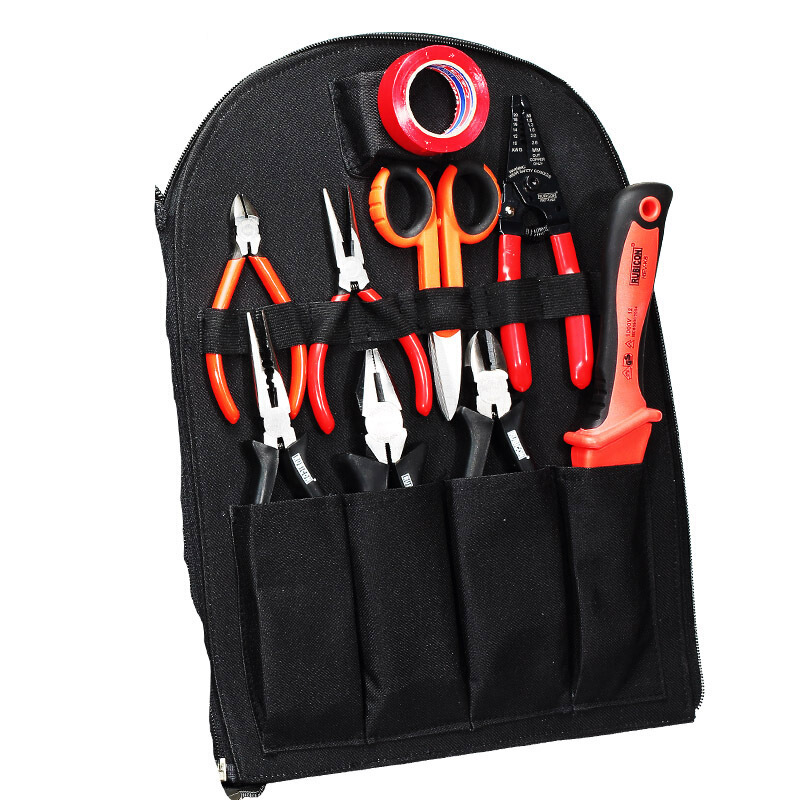 合威进口55件电子电工维修工具组套装电讯工具背包双肩电脑工具包hxr