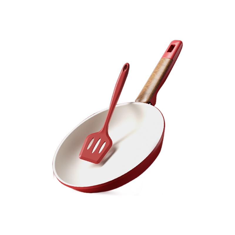 火象 福运莱煎炒锅具套装HXG-TZ340红色(煎锅24cm+煎铲)