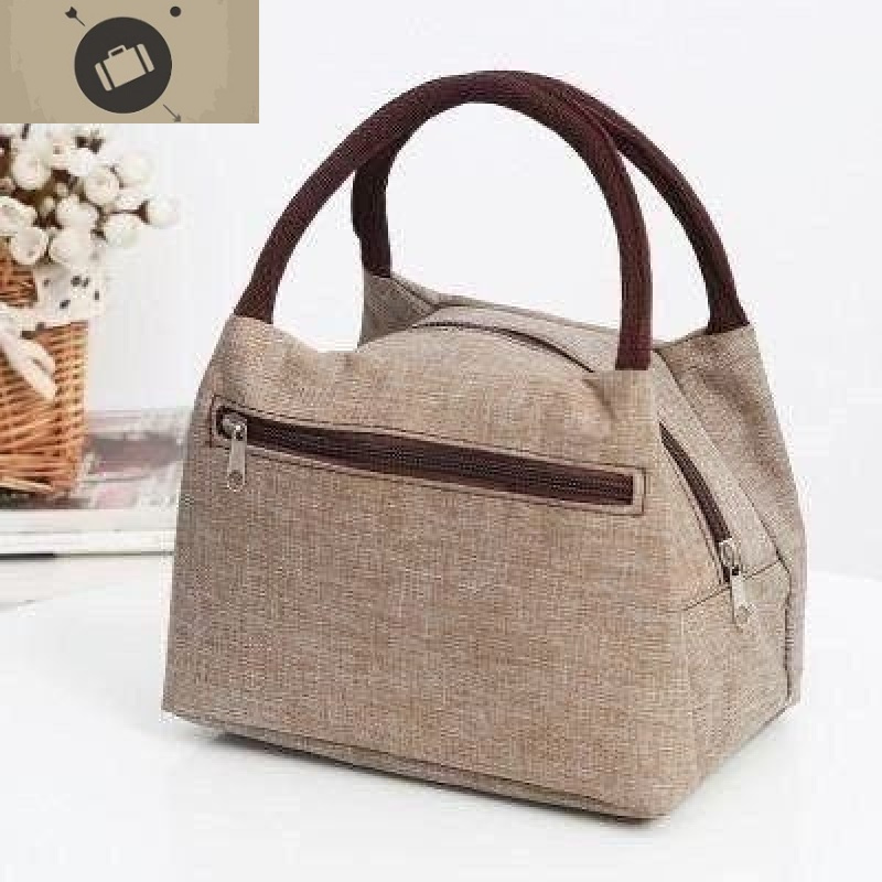 外出旅行短途洋气简约手拿奶奶包女手提老人小布包简易手拎包包包艾狄