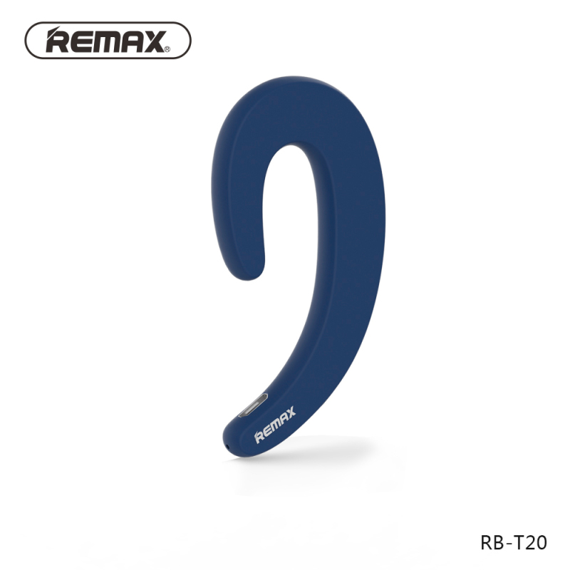 Remax/睿量 T20轻薄蓝牙耳机挂耳式开车专用手机通用单耳运动跑步无线不入耳塞无痛-宝石红