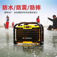 山水 SS2-06 户外手提音箱 无线蓝牙音箱低音炮 广场舞音响扩音器 电脑音响 (黄色)