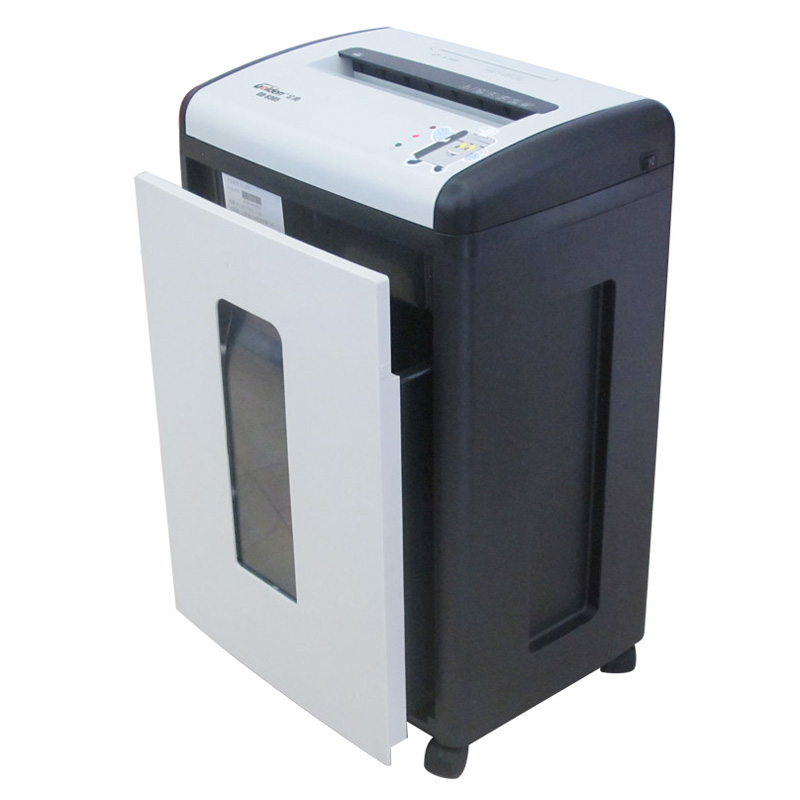 金典GD-9305碎纸机 双入口碎纸张数8张碎状2*10mm碎纸效果 4级保密 纸碎容量22L可碎光盘粉碎机 碎卡机高清大图