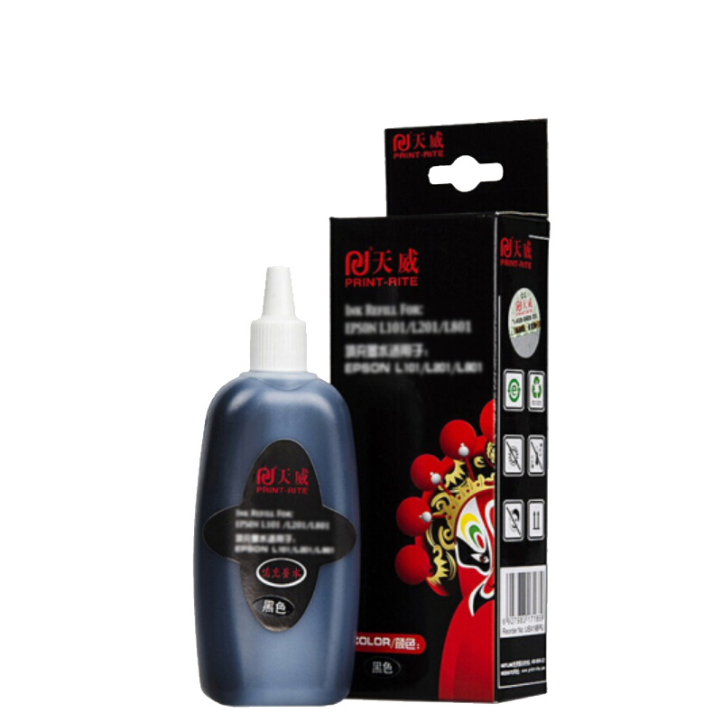 天威 EPSON-106-70ML-墨水 黑色 专业装 适用于爱普生 7700/L7160/L7180/ET-7750