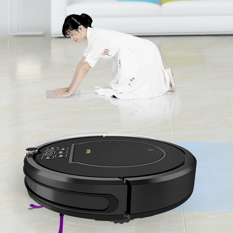 海尔(Haier) TD31 扫地机器人全自动智能规划家用吸扫拖一体机吸尘器 黑