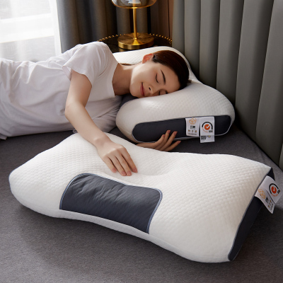 日式修复肩颈枕头护颈椎助睡眠枕芯一对套装家用男女睡觉专用舒适