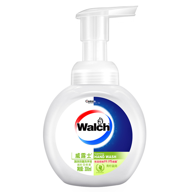 威露士(walch) 泡沫洗手液(青柠盈润) 300ml 家用儿童通用杀菌消毒高清大图