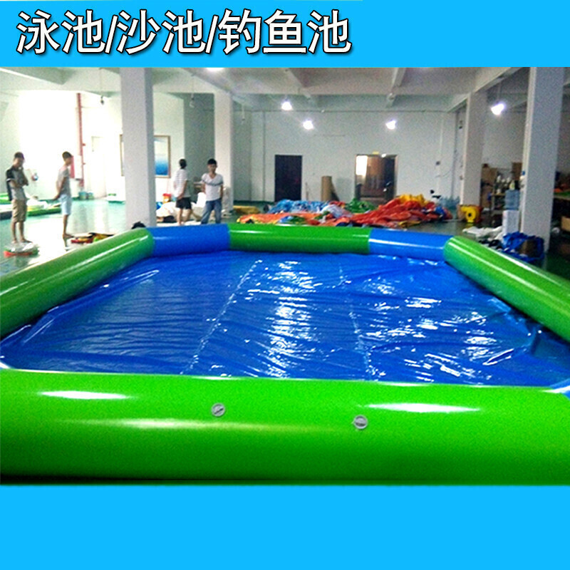 充气水池充气水池游泳池大型水池加厚充气沙池儿童鱼池水上乐园设备