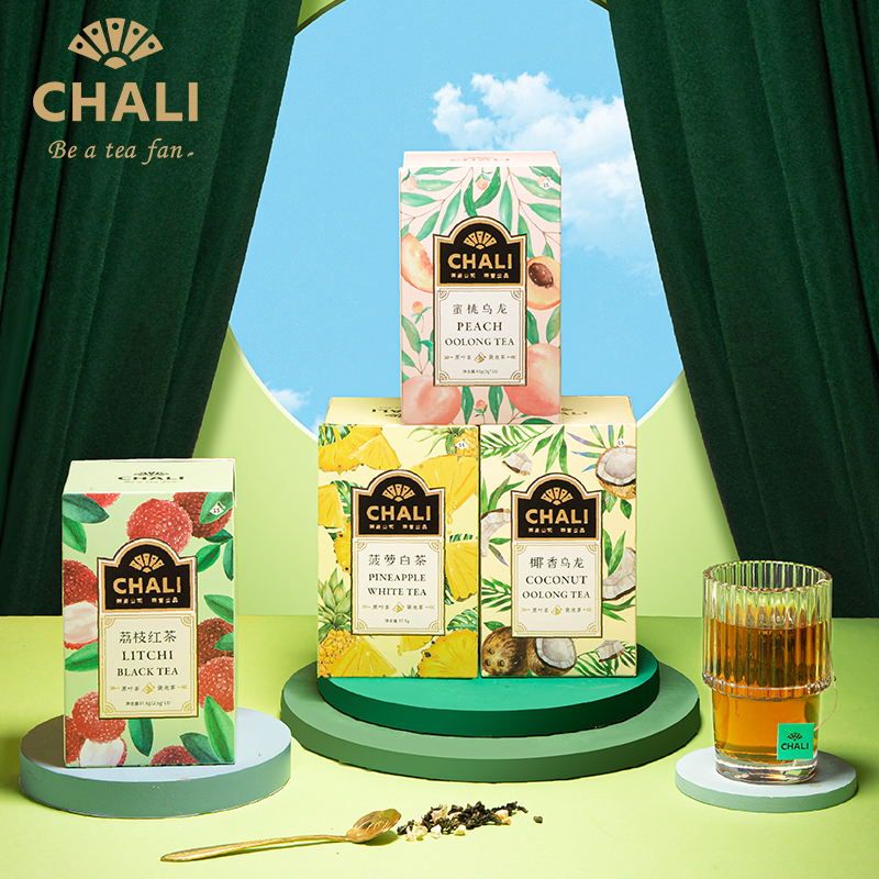 [四盒装]ChaLi茶里蜜桃乌龙菠萝白茶荔枝红茶椰香乌龙