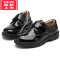 可莉允童鞋男童皮鞋黑色英伦风中大童新款儿童学生小男孩白色演出鞋运动休闲鞋