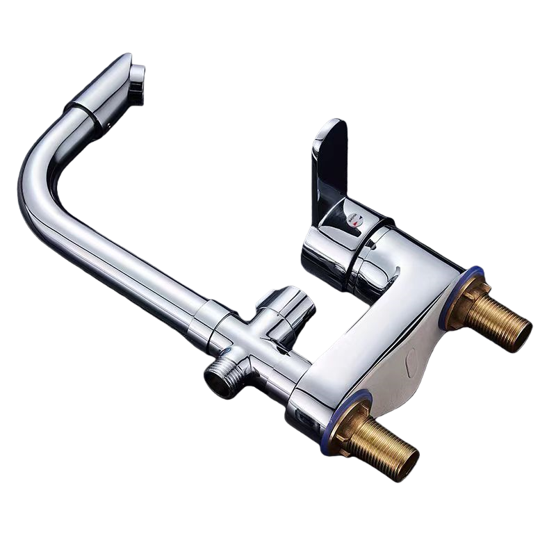 南方卫通铜韩版七字双用水龙头 NF-347高清大图