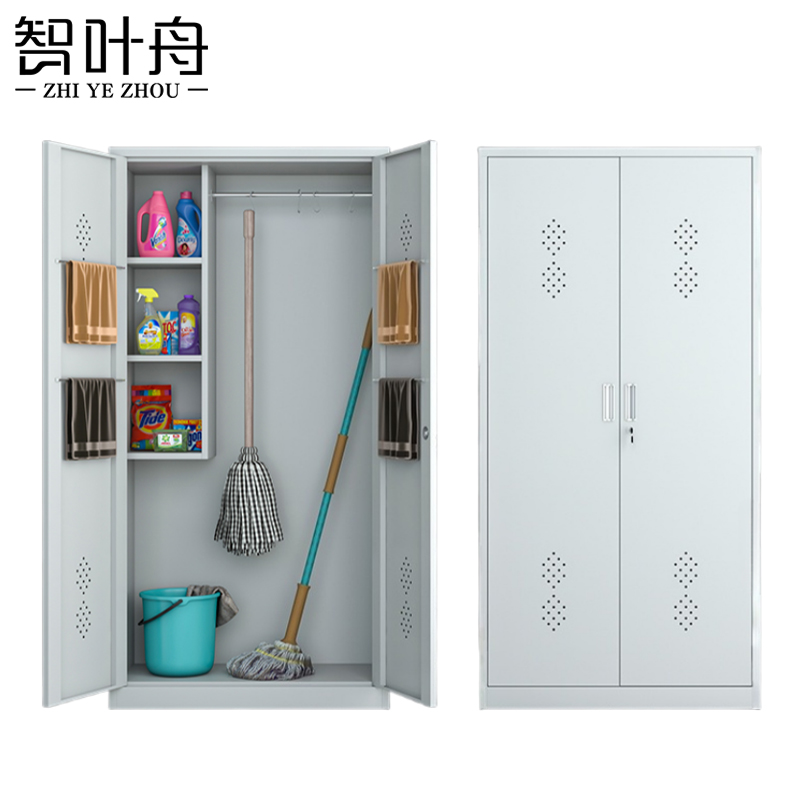 智叶舟清洁柜两门850*390*1800mm台高清大图