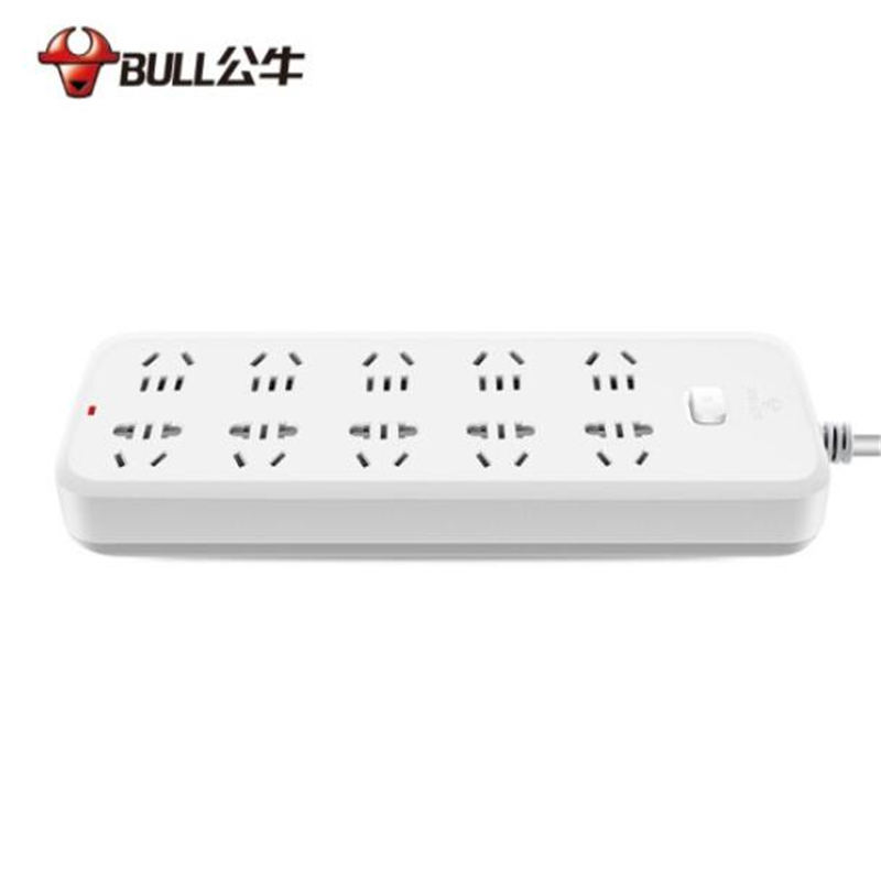 公牛(bull) 插座 GN-B50A0 总控开关全长3米十位