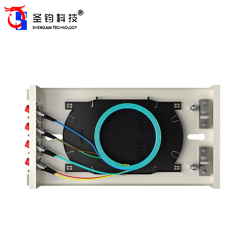 圣钧科技 SHENGJUN TECHNOLOGY 8芯光纤终端盒 8口FC+个高清大图