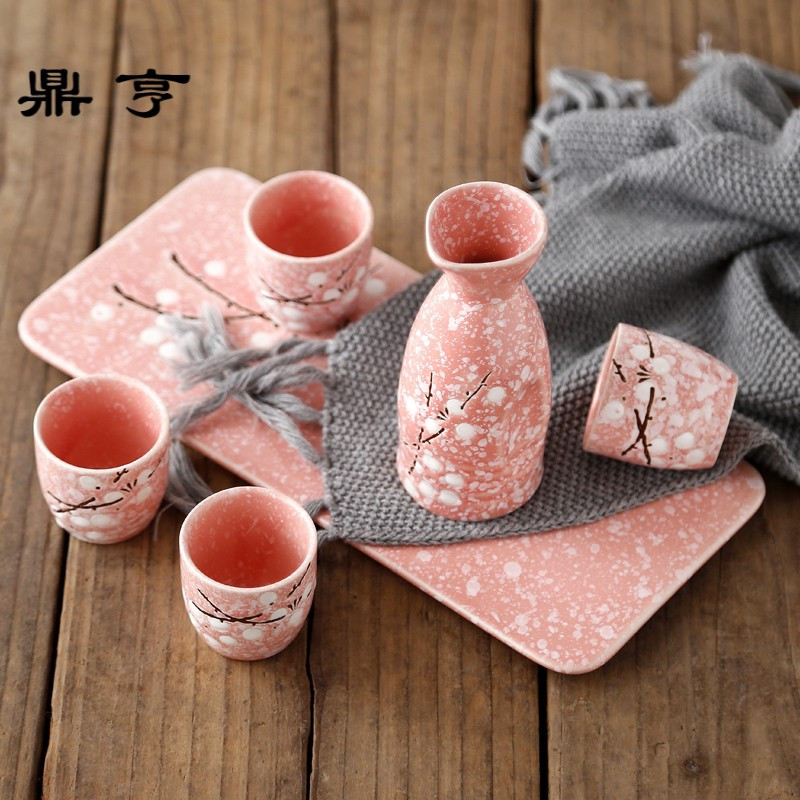 鼎亨包邮日式清酒酒具温酒器仿古酒壶烫酒壶陶瓷煮酒酒盅白酒清酒