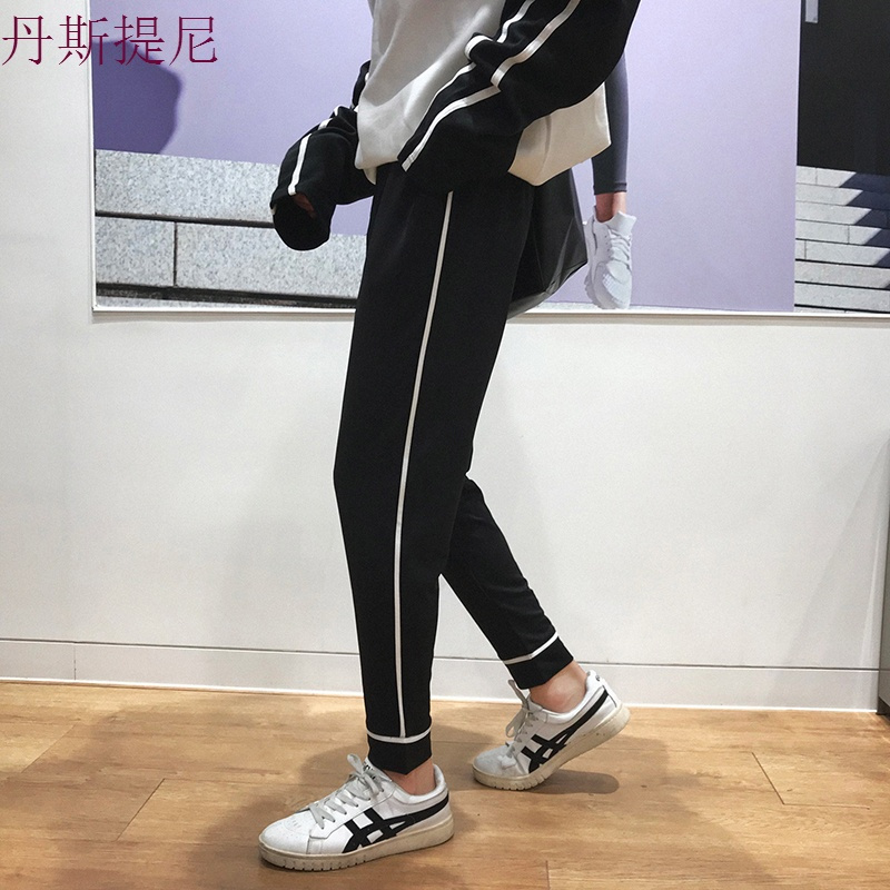 男士裤子韩版潮流休闲九分裤青少年学生宽松百搭港风新款哈伦裤