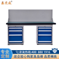 鑫虎威 重型钳工工作台工厂车间实验室试验台1.8米双四抽单挂板 1.8米工作台-双四抽单挂板