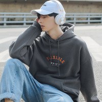 [直营]木林森(MULINSEN)秋季多色卫衣男字母印花连帽衫外套潮
